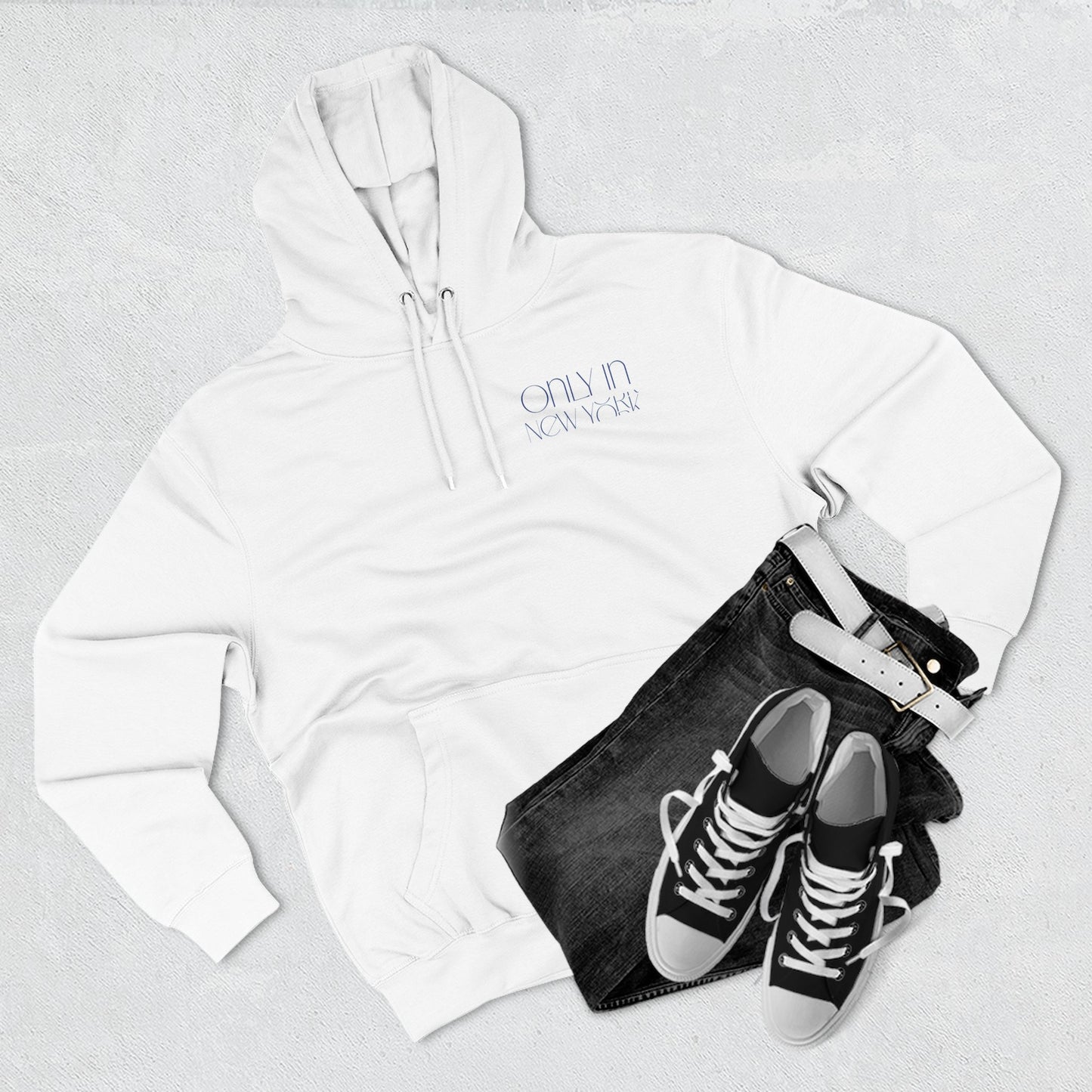 New York-Inspired Fleece Hoodie