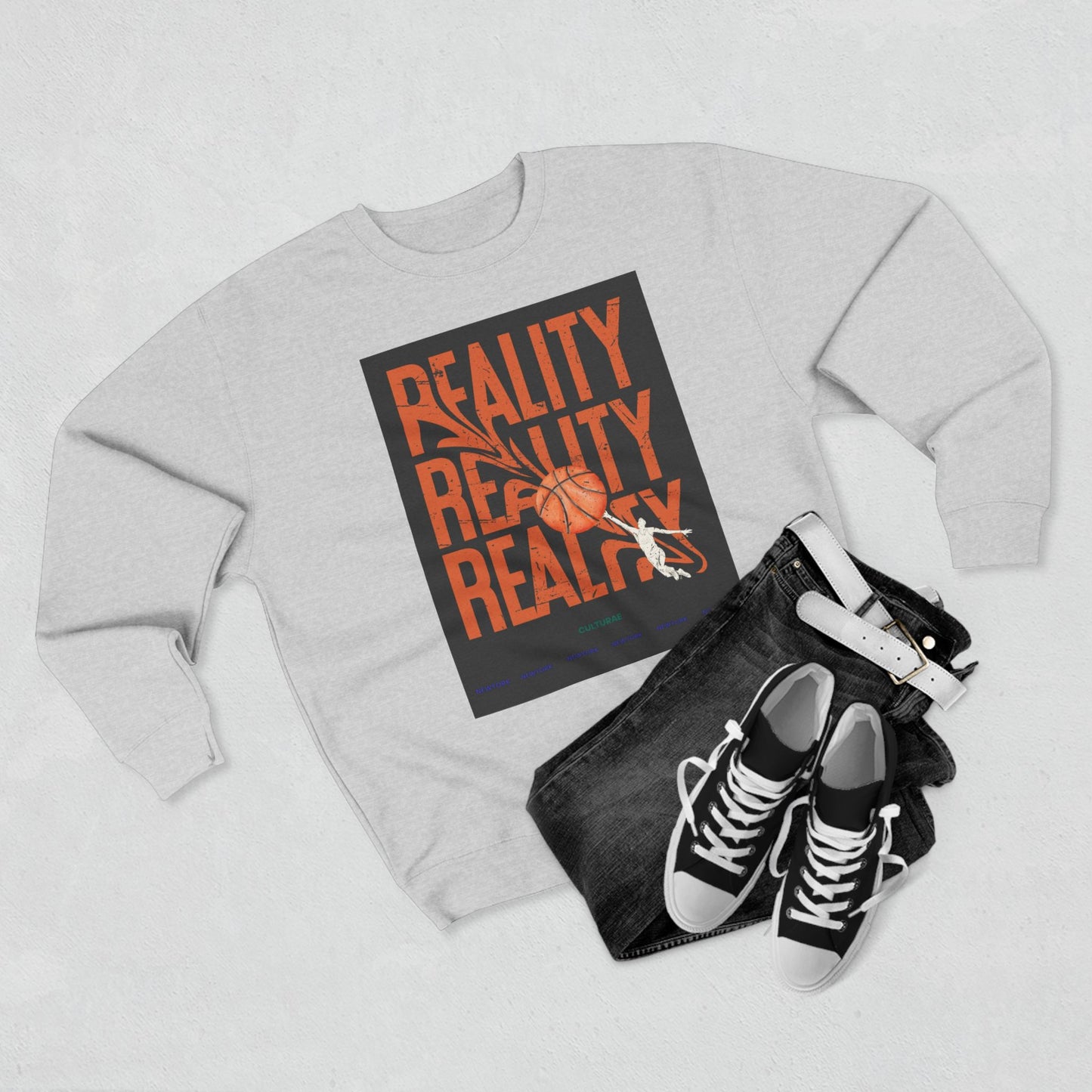 Reality Check Unisex Crewneck Sweatshirt