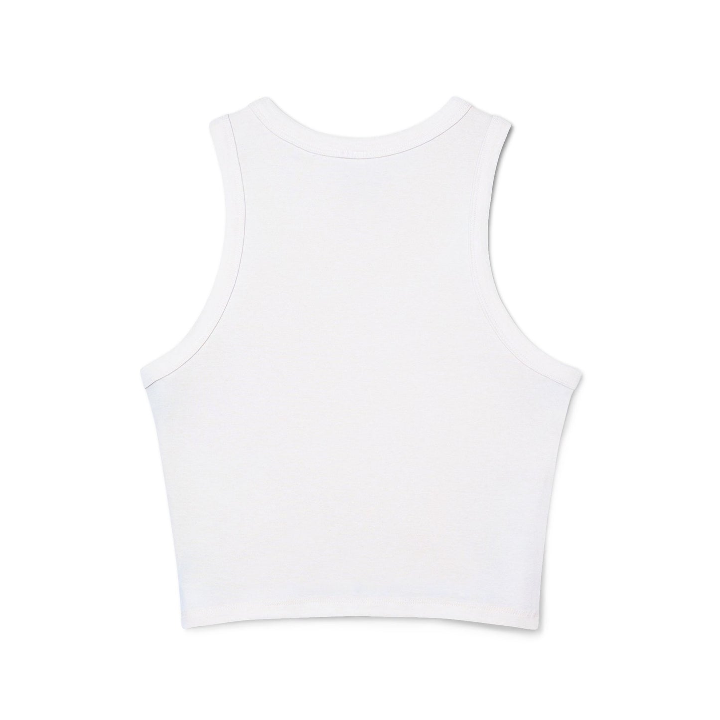 Cropped NEW YORK Rib Racer Tank Top