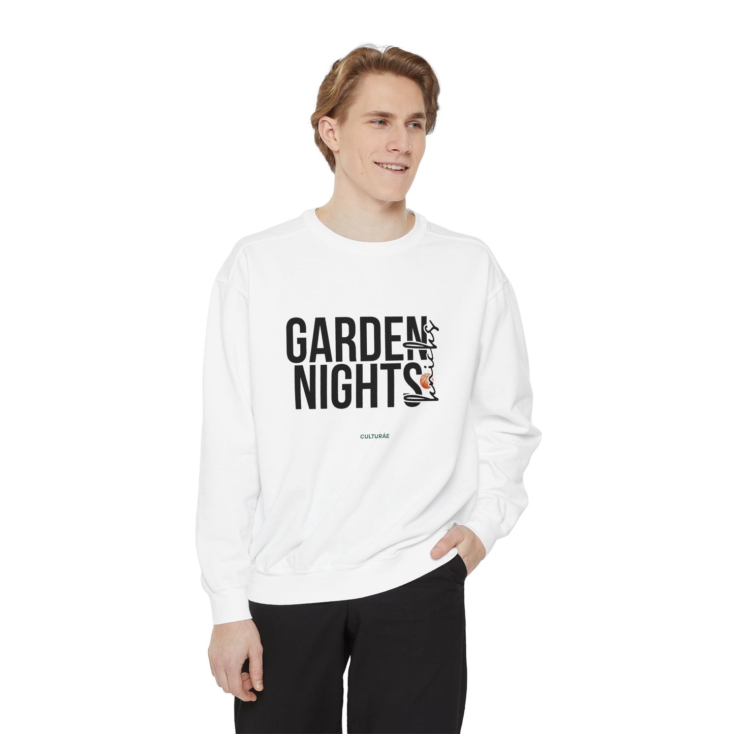 Garden Nights Garment-Dyed Sweatshirt