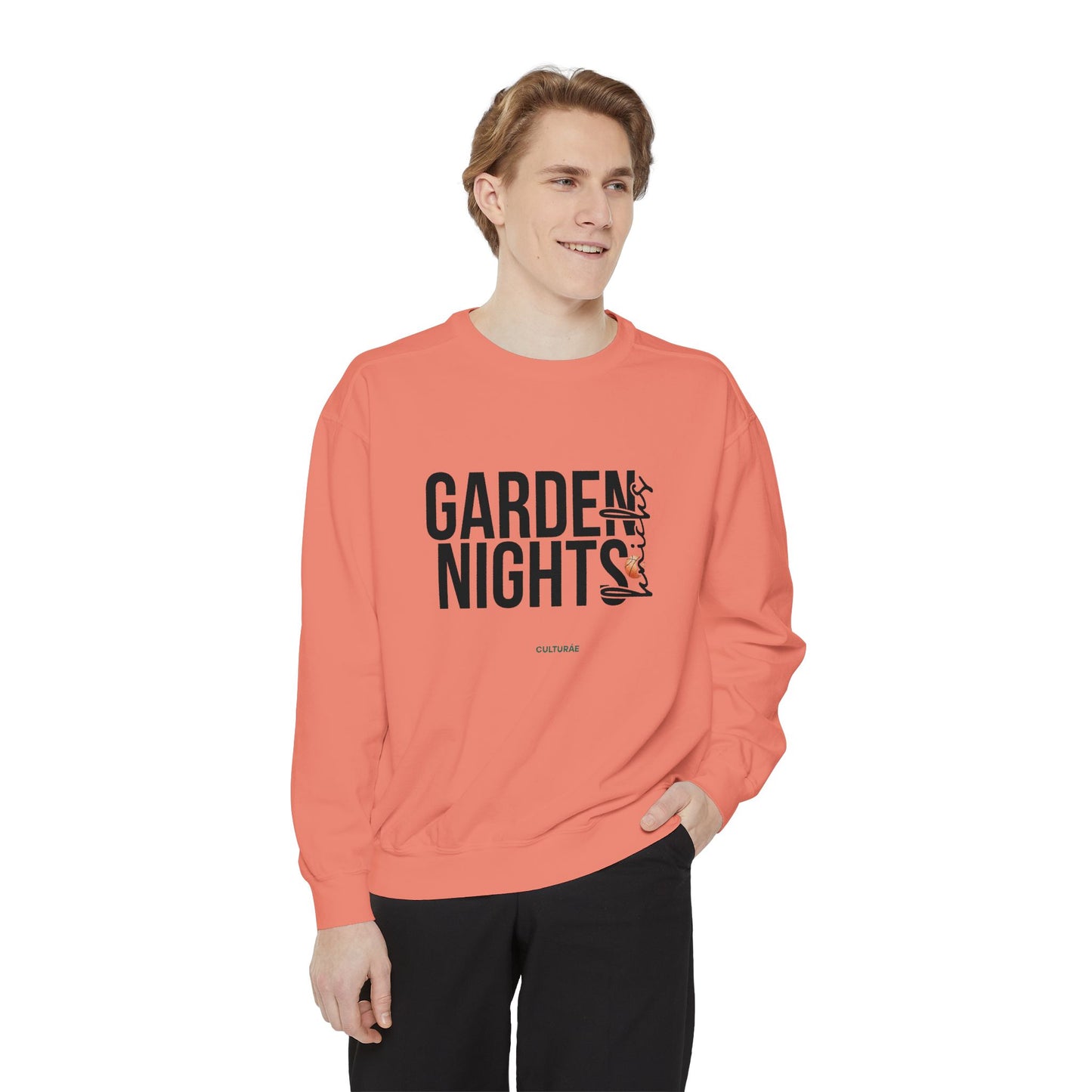 Garden Nights Garment-Dyed Sweatshirt