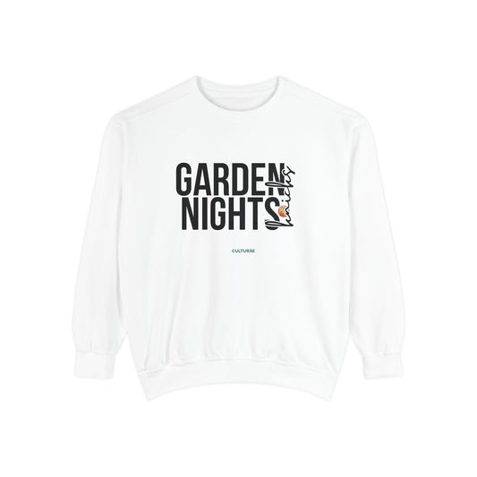 Garden Nights Garment-Dyed Sweatshirt